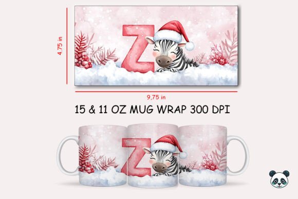 Choosing the Right Design: A Guide to Christmas Baby Letter Z with Zebra Mug Wrap