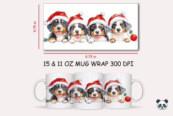 Creating the Perfect Christmas Australian Shepherd Mug Wrap: A Guide to Flawless Sublimation
