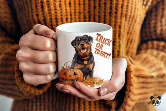 Evaluating the Rottweiler Trick or Treat 3D Mug Wrap for Seasonal Sublimation