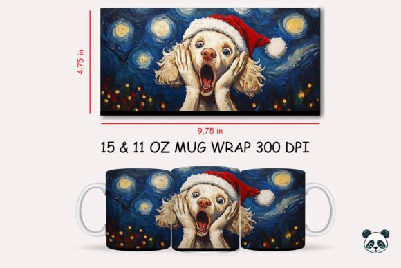 Integrating the Funny Christmas Poodle Scream Mug Wrap 1 into Your Holiday Production Workflow