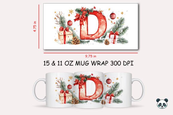 Mastering the Christmas Letter D Mug Wrap Sublimation for Flawless Holiday Gifts