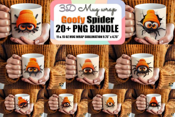 Mastering the Halloween Spider 3D Mug Wrap Bundle for Professional Sublimation Results