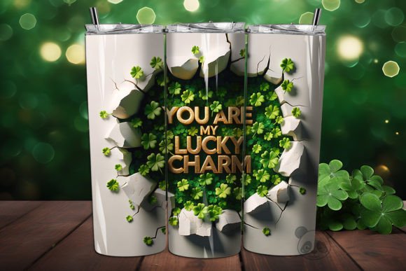 You Are My Lucky Charm 3D Tumbler Wrap